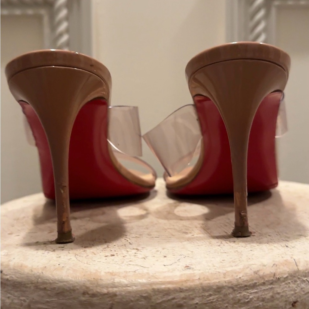 Christian Louboutin Just Nothing 85mm PVC Heel 39 EU AUTHENTIC - Picture 6 of 6